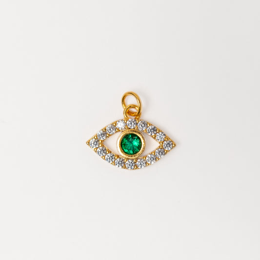 Green Evil Eye Charm