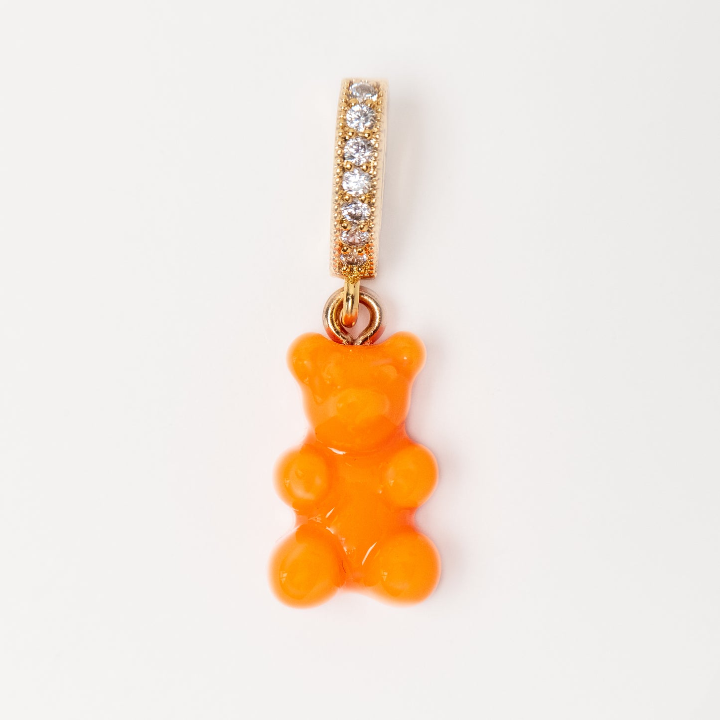 ORANGE TEDDY PENDANT CHARM