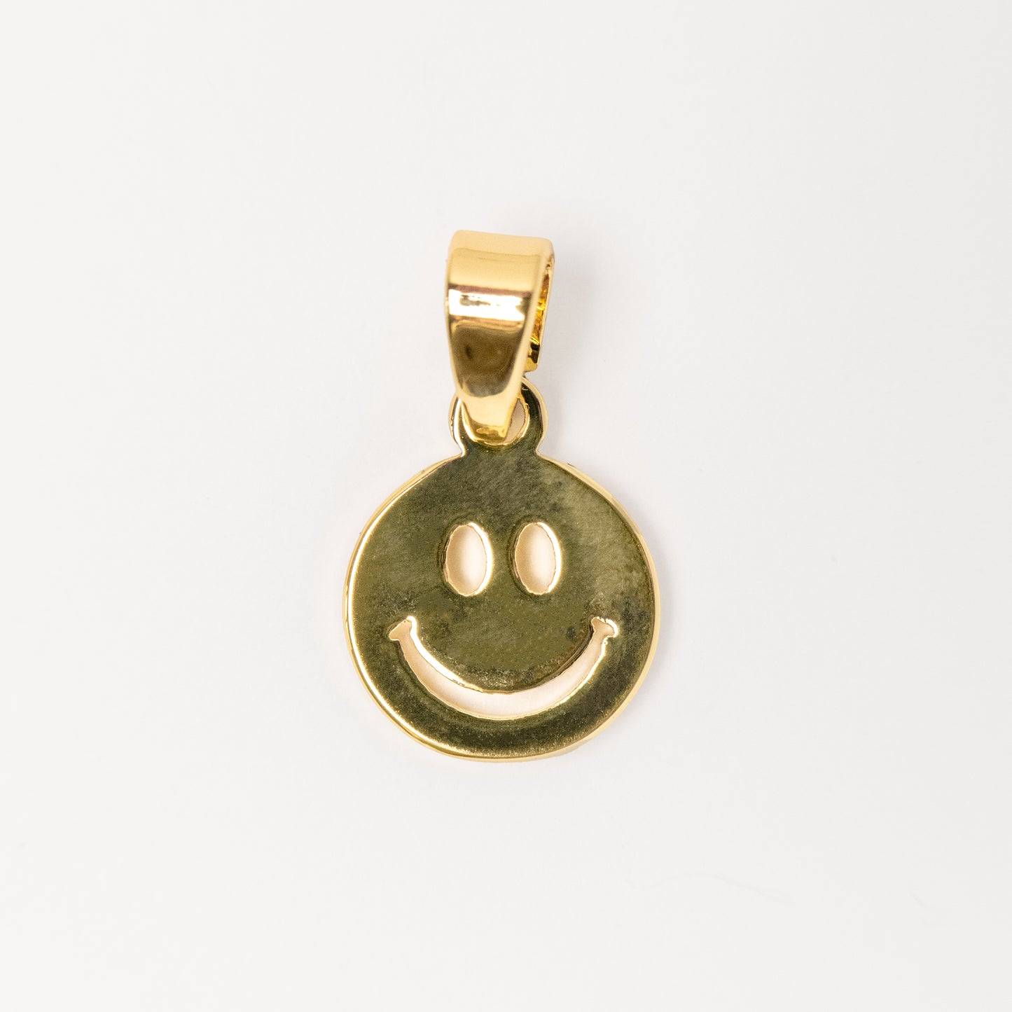 GOLD SMILEY PENDANT CHARM