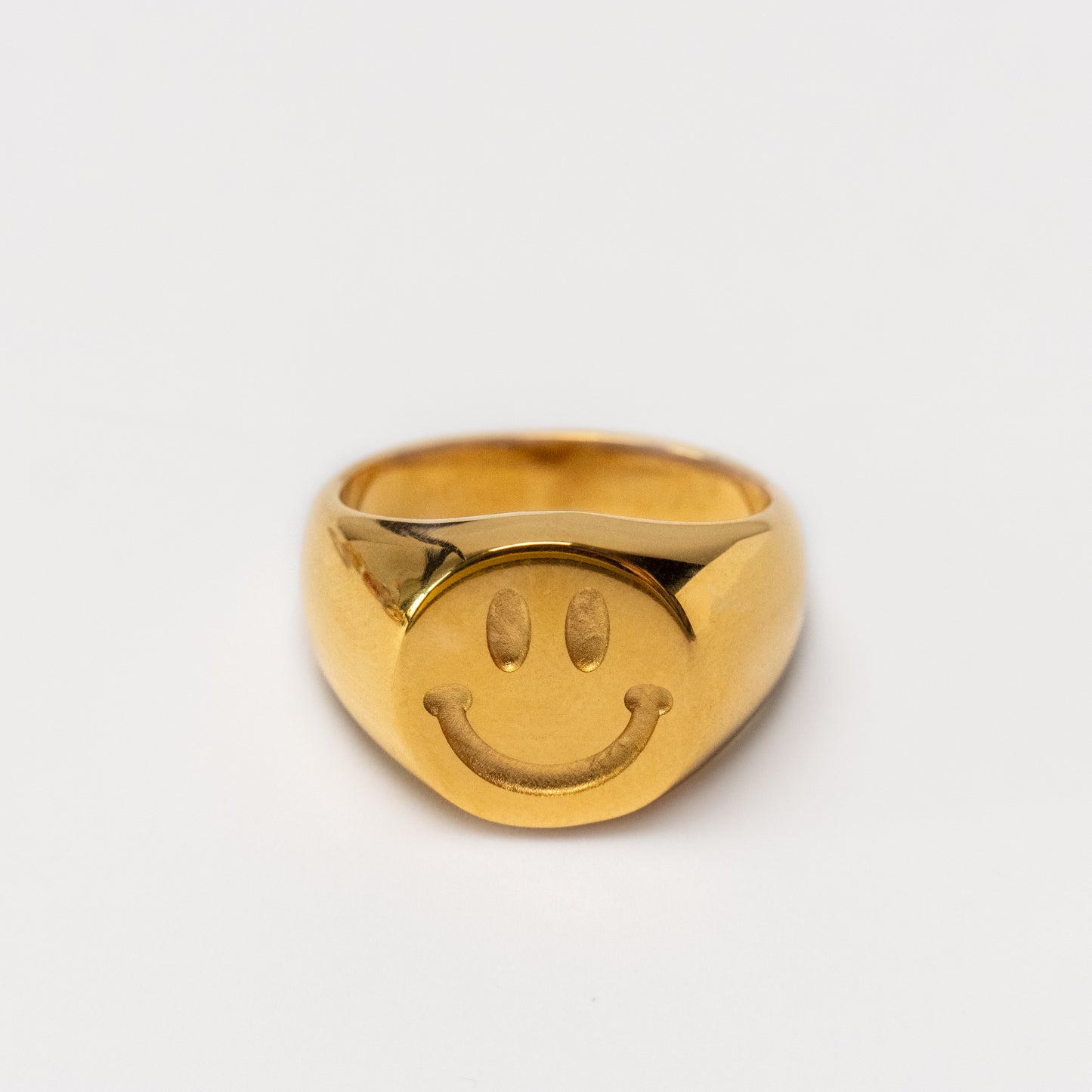 SMILEY SIGNET RING